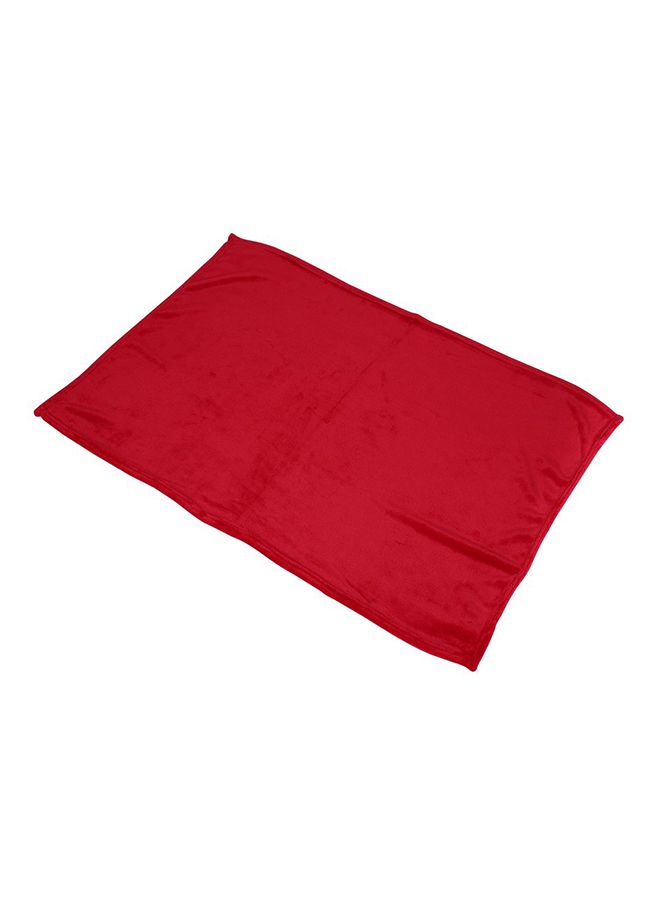 غطاء أريكة فلانيل فائق النعومة ودافئ fabric أحمر 70 x 100سم