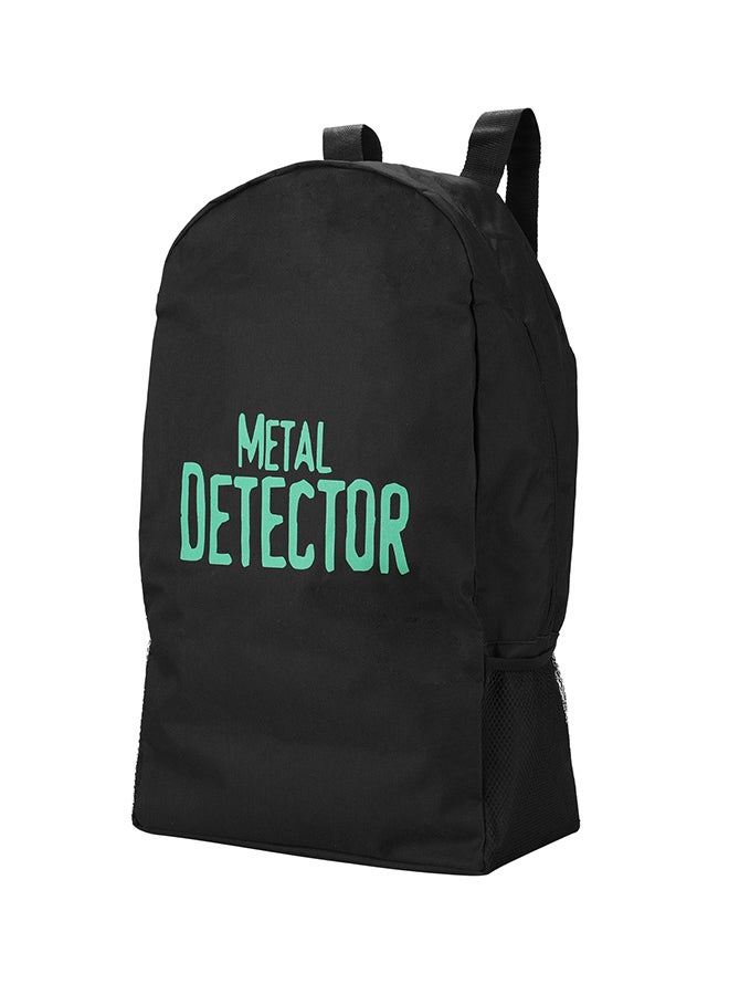 Generic Metal Detector Large Capacity Canvas Backpack Black - Image 1