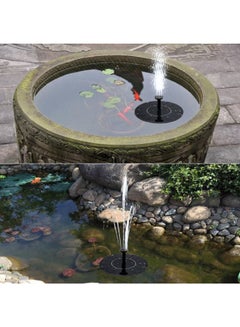 Generic Solar Water Pump Round Small Pond Black  - Image 3