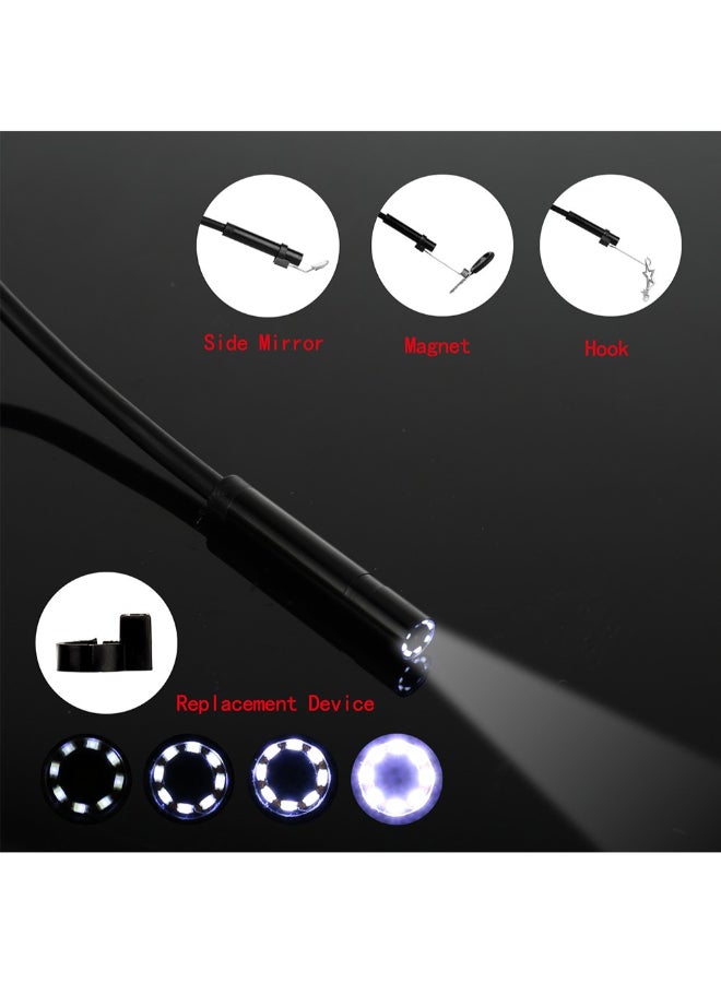 Generic - Waterproof High-Definition Display Endoscope Borescope Inspection Camera With 8-LED And Hard Wire - Image 1
