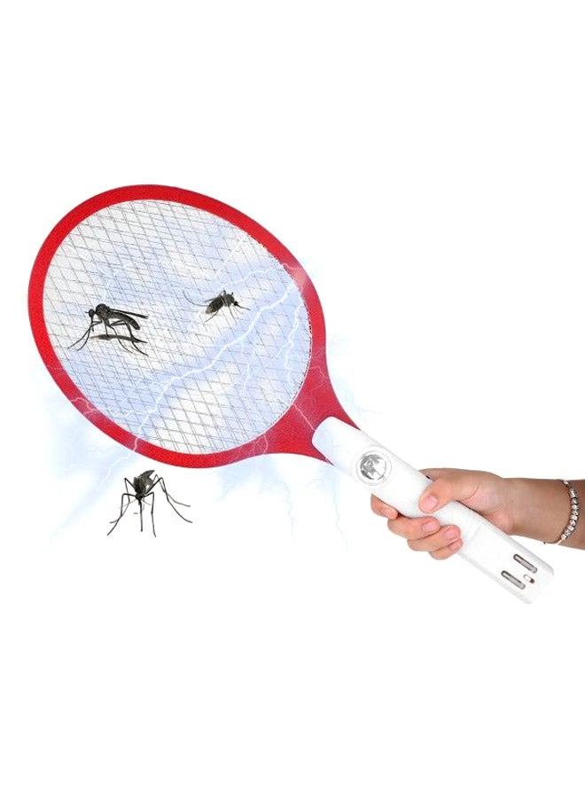 Generic - Rechargeable Electronic Bug Zapper Racket Red/White - Image 1