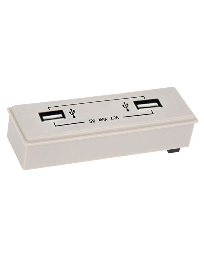 Generic Dual-USB Communication Interface For Triron Series MPPT Solar Charge Controller White 