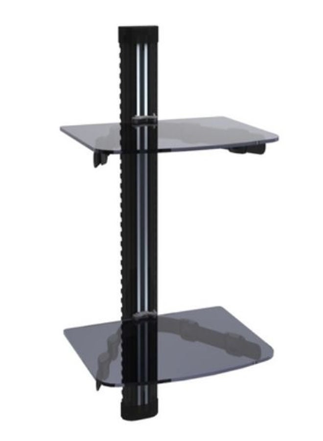 سكيل تك وحدة تثبيت على الحائط مع رفين لجهاز DVD وجهاز الاستقبال أسود - Image 1