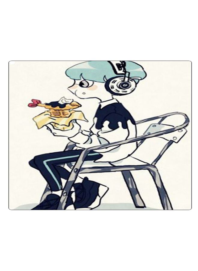 بي بي لوحة ماوس ألعاب بتصميم مضادة للانزلاق وبنمط مطبوع متعدد الألوان - Image 1