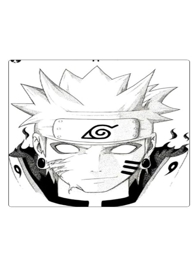 BP Printed Anti-Slip Gaming Mouse Pad Black/White/Grey - Image 1