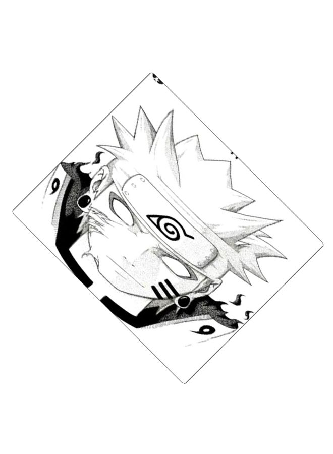 BP Printed Anti-Slip Gaming Mouse Pad Black/White/Grey - Image 2