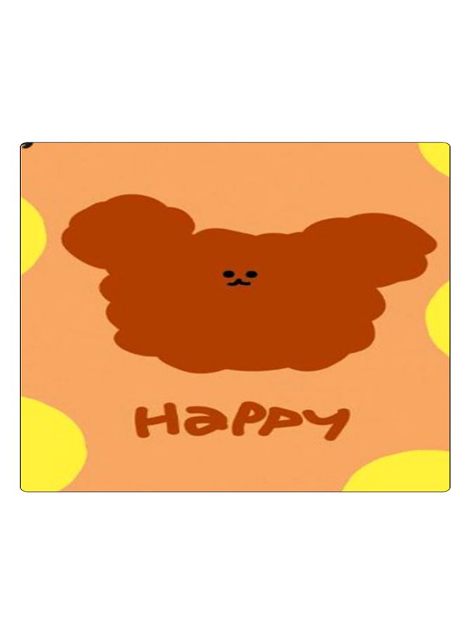 BP Printed Anti-Slip Gaming Mouse Pad Brown/Yellow - Image 1