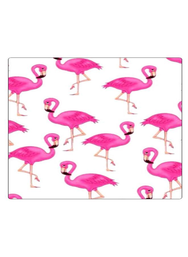 بي بي لوحة ماوس ألعاب بتصميم مضادة للانزلاق وبنمط مطبوع وردي/ أبيض/ بني - Image 1