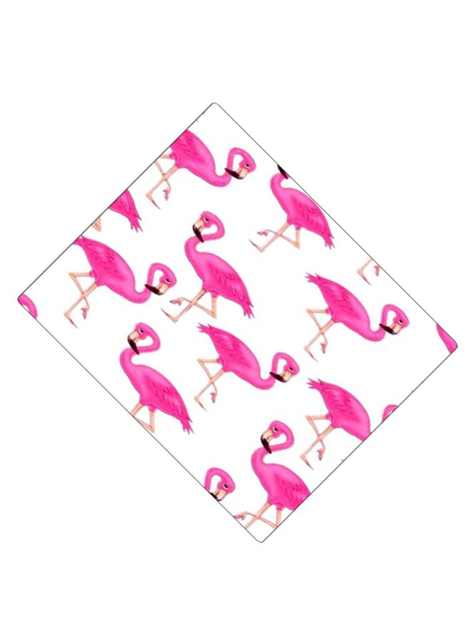 بي بي لوحة ماوس ألعاب بتصميم مضادة للانزلاق وبنمط مطبوع وردي/ أبيض/ بني - Image 2