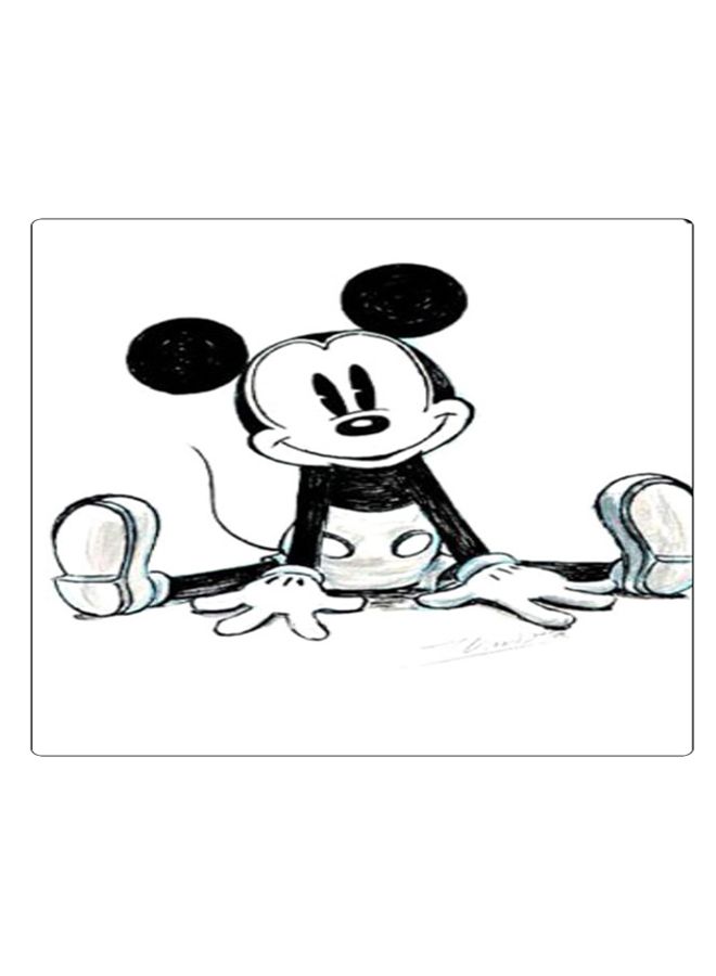 BP Printed Anti-Slip Gaming Mouse Pad Black/White  - Image 1