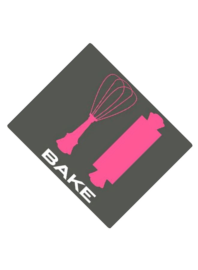 BP Printed Anti-Slip Gaming Mouse Pad Black/White/Pink - Image 2