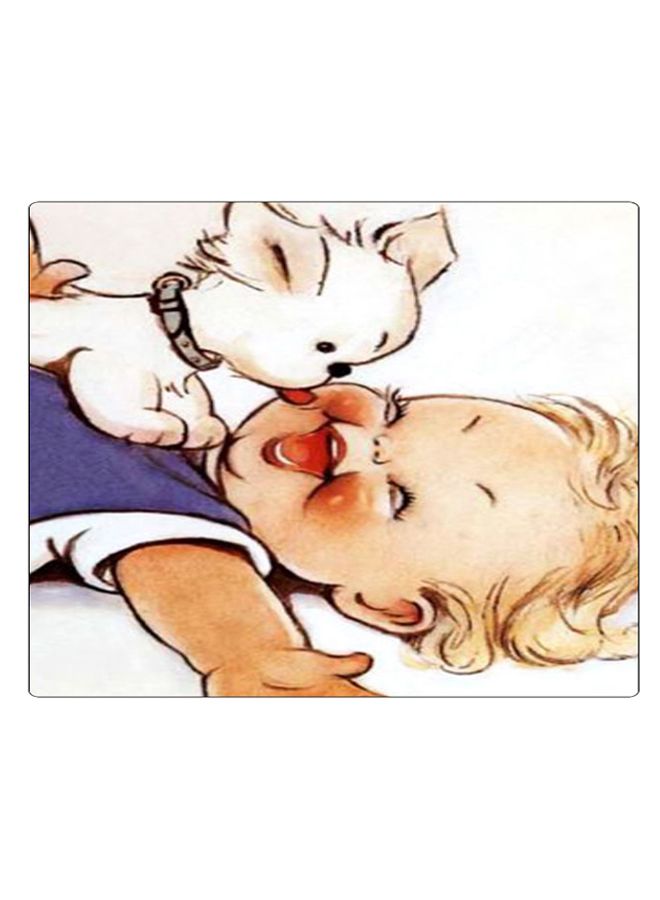 بي بي لوحة ماوس ألعاب بتصميم مضادة للانزلاق وبنمط مطبوع متعدد الألوان - Image 1