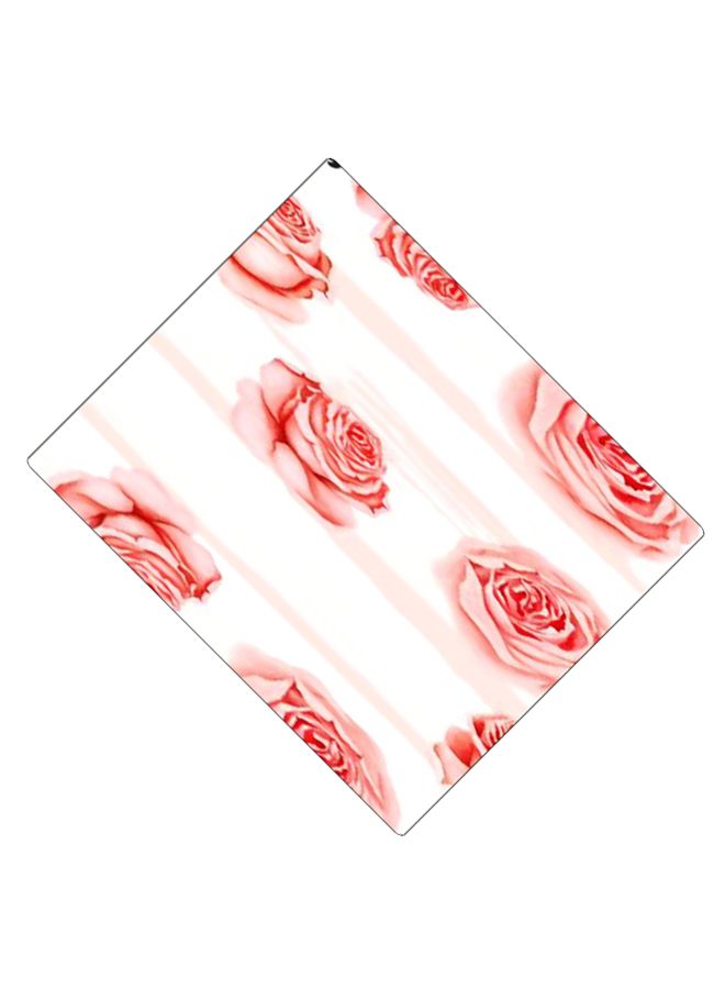 بي بي لوحة ماوس ألعاب بتصميم مضادة للانزلاق وبنمط مطبوع وردي/أبيض - Image 2