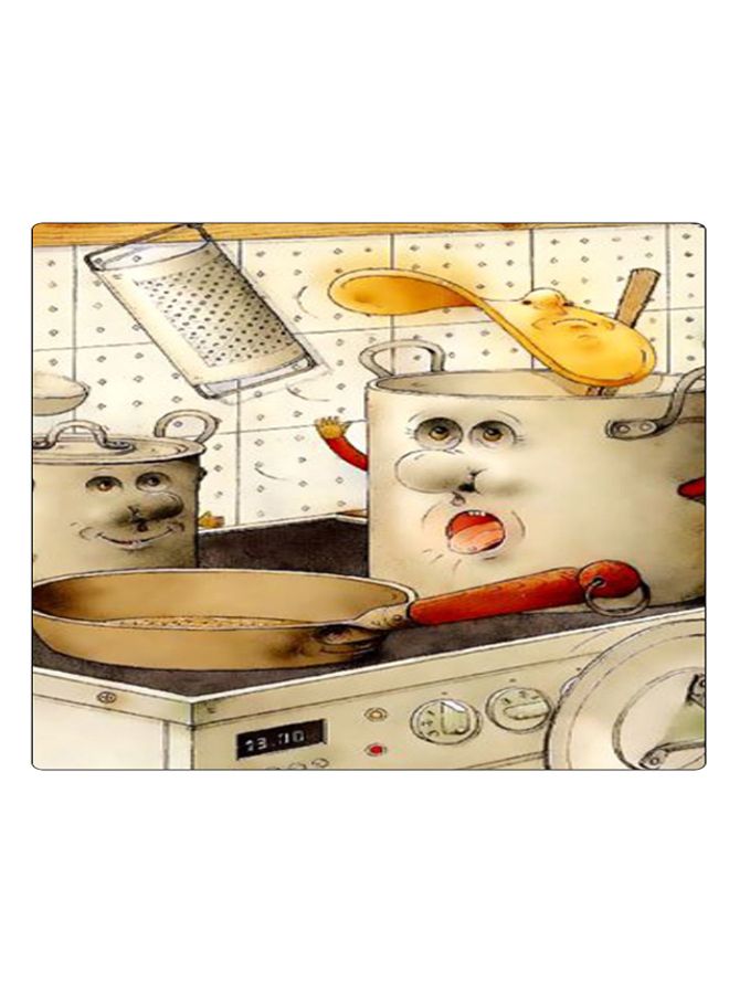 بي بي لوحة ماوس ألعاب بتصميم مضادة للانزلاق وبنمط مطبوع متعدد الألوان - Image 1