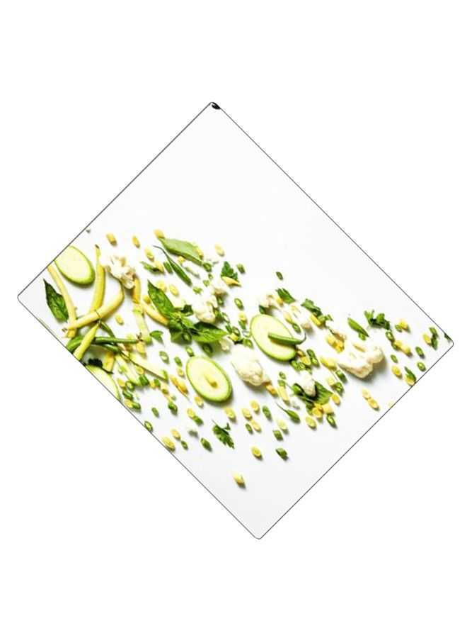 بي بي لوحة ماوس ألعاب بتصميم مضادة للانزلاق وبنمط مطبوع أبيض/أخضر - Image 2