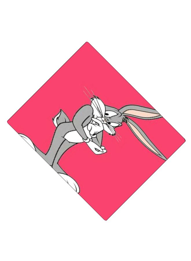 BP Printed Anti-Slip Gaming Mouse Pad Pink/Grey/White - Image 2