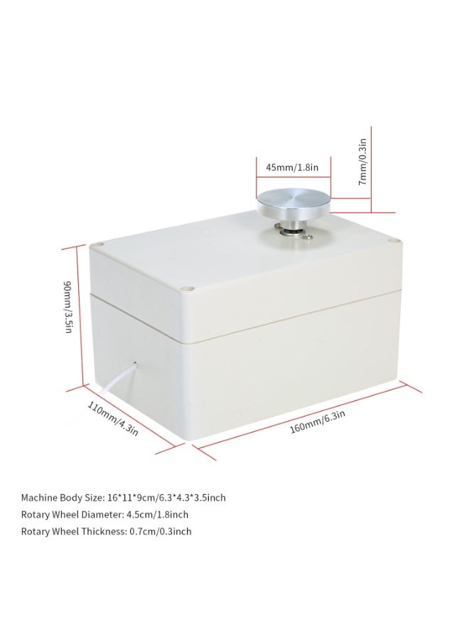 Mini USB Ceramic Pottery Wheel Machine White 4.5 x 0.7cm  - Image 3