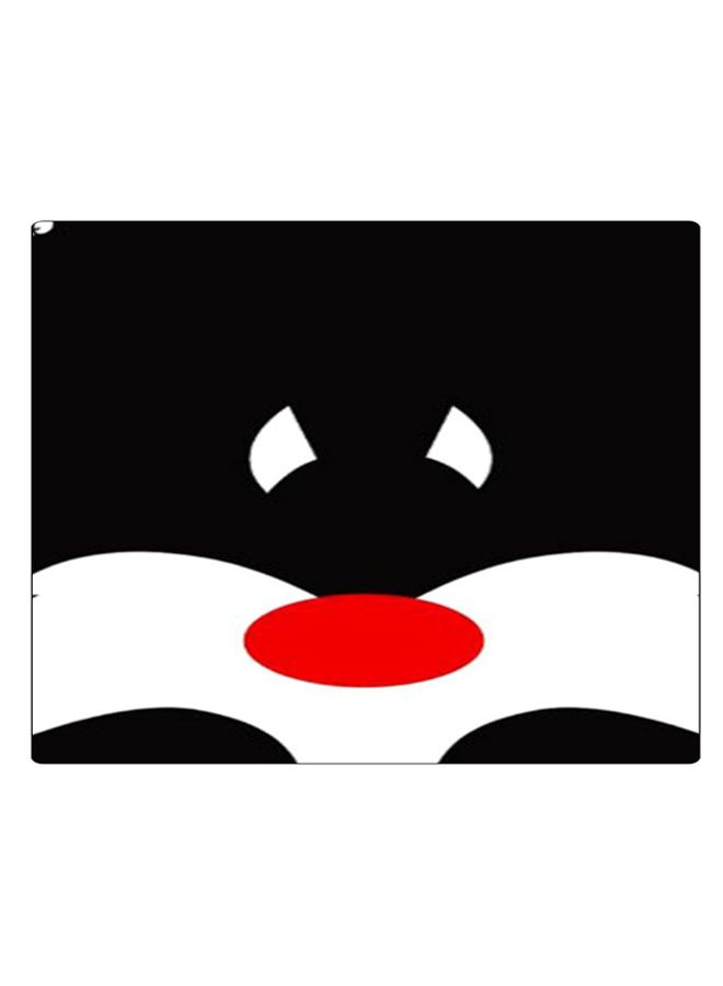 BP Printed Anti-Slip Gaming Mouse Pad White/Black/Red - Image 1