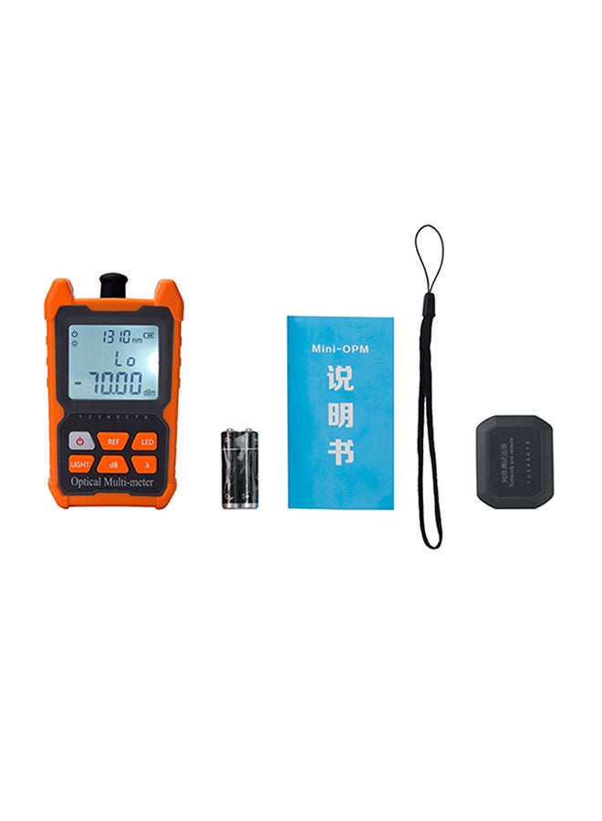 Mini Fiber Optical Power Meter Grey/Orange 26centimeter - Image 1