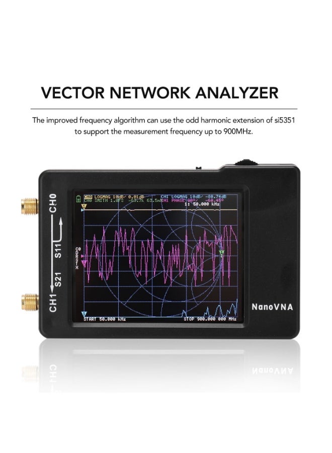 Generic - Handheld Vector Network Analyzer Black 19.5cm - Image 1