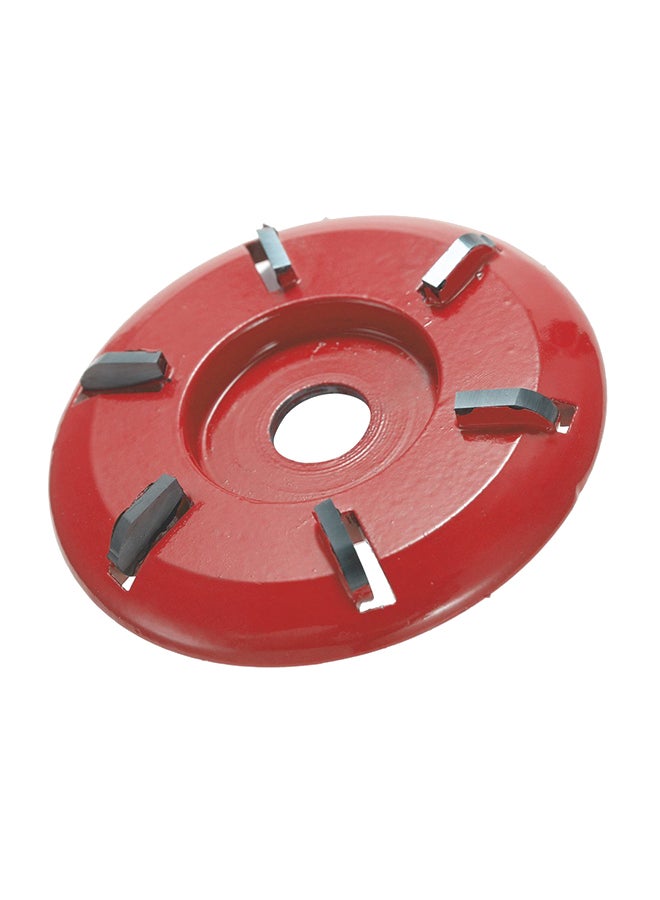 Six-Tooth Power Wood Carving Disc Red - Image 1