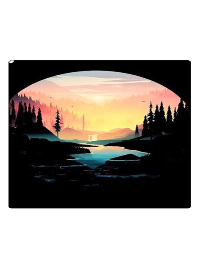 بي بي لوحة ماوس ألعاب بتصميم مضادة للانزلاق وبنمط مطبوع متعدد الألوان - Image 1