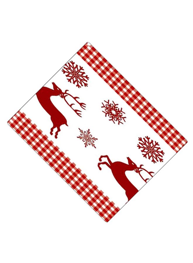 BP Printed Anti-Slip Gaming Mouse Pad Red/White - Image 2