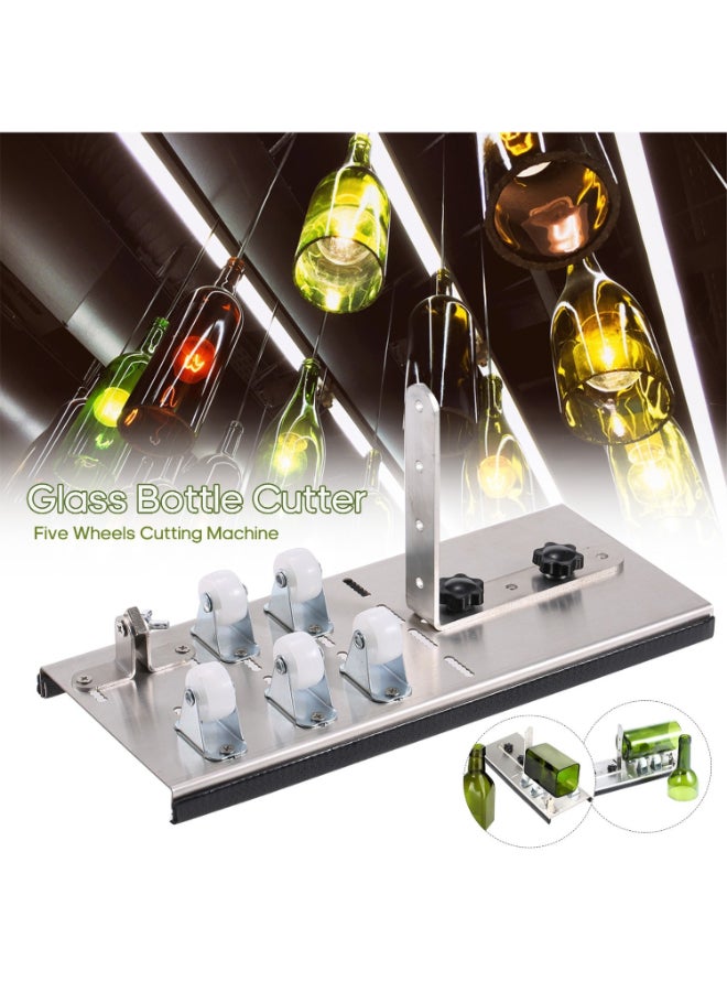 Stainless Steel Glass Bottle Cutter Set Silver 30 x 5 x 16cm  - Image 3