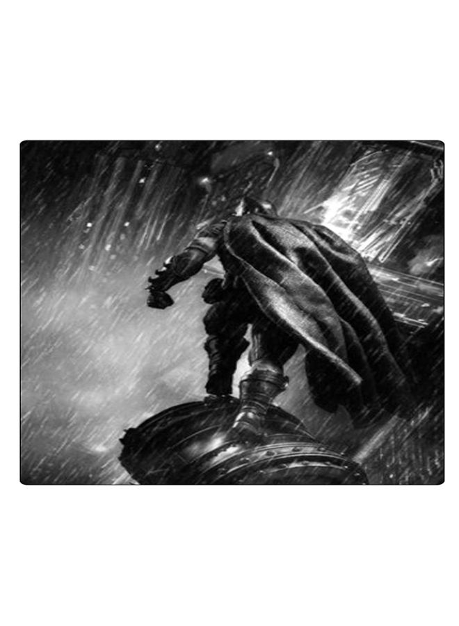 بي بي لوحة ماوس ألعاب بتصميم مضادة للانزلاق وبنمط مطبوع أسود/ رمادي - Image 1