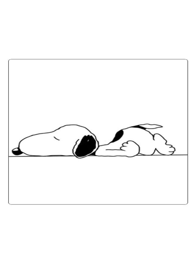 BP Printed Anti-Slip Gaming Mouse Pad Black/White  - Image 1