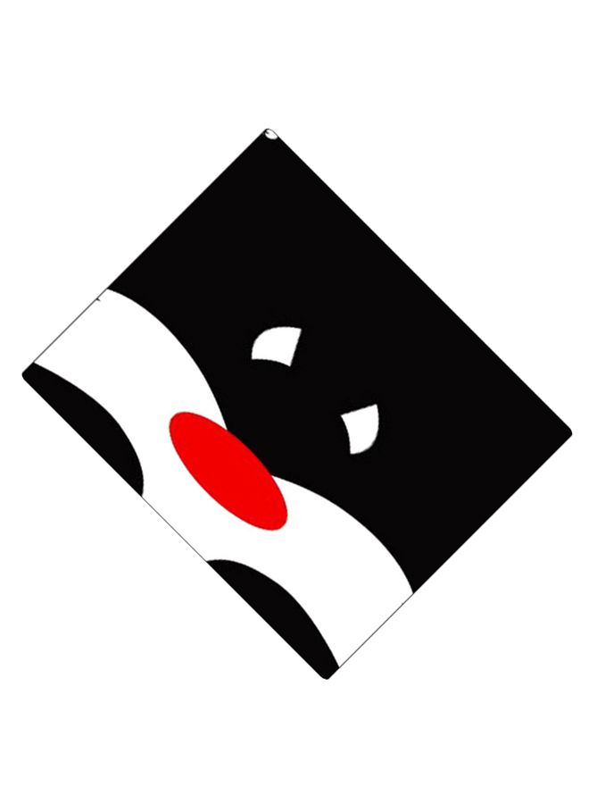 BP Printed Anti-Slip Gaming Mouse Pad White/Black/Red - Image 2