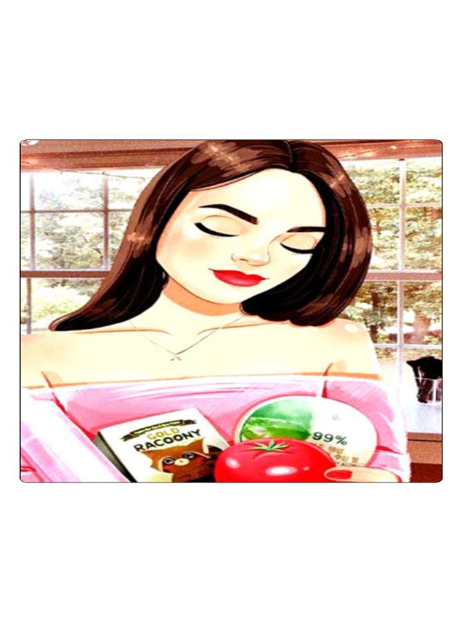 بي بي لوحة ماوس ألعاب بتصميم مضادة للانزلاق وبنمط مطبوع متعدد الألوان - Image 1