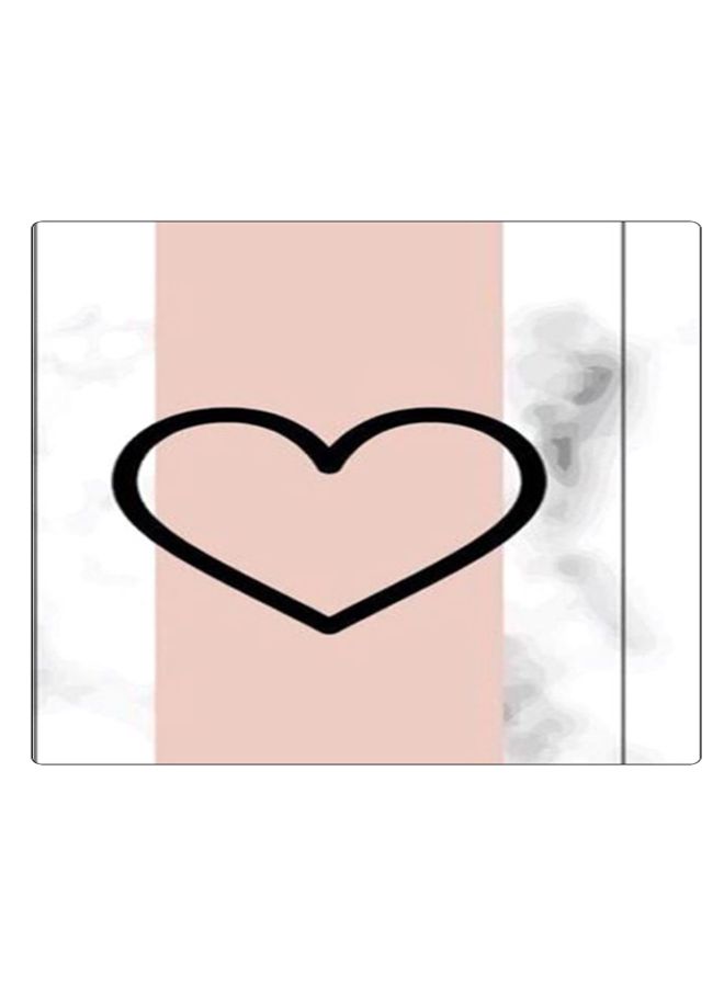 BP Printed Anti-Slip Gaming Mouse Pad Grey/White/Pink - Image 1