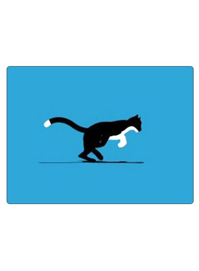 بي بي لوحة ماوس ألعاب بتصميم مضادة للانزلاق وبنمط مطبوع أزرق/أسود/أبيض - Image 1