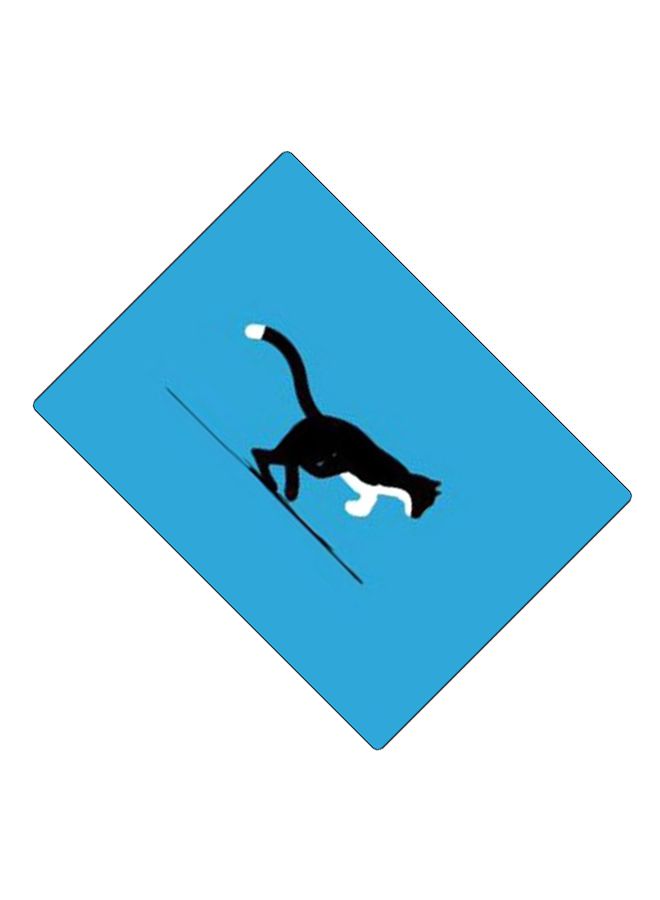 بي بي لوحة ماوس ألعاب بتصميم مضادة للانزلاق وبنمط مطبوع أزرق/أسود/أبيض - Image 2