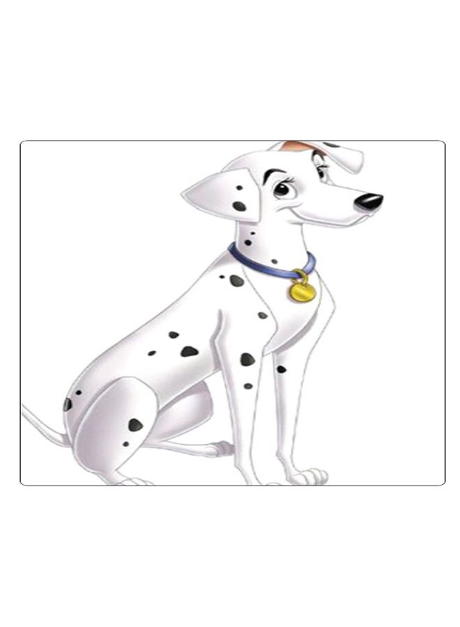 BP Printed Anti-Slip Gaming Mouse Pad White/Black/Blue - Image 1