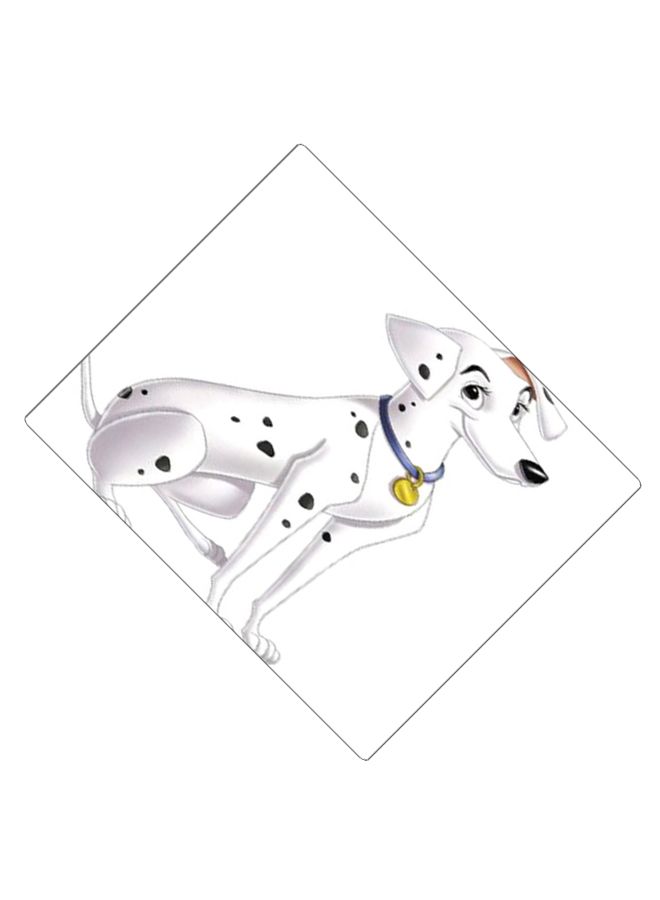 BP Printed Anti-Slip Gaming Mouse Pad White/Black/Blue - Image 2