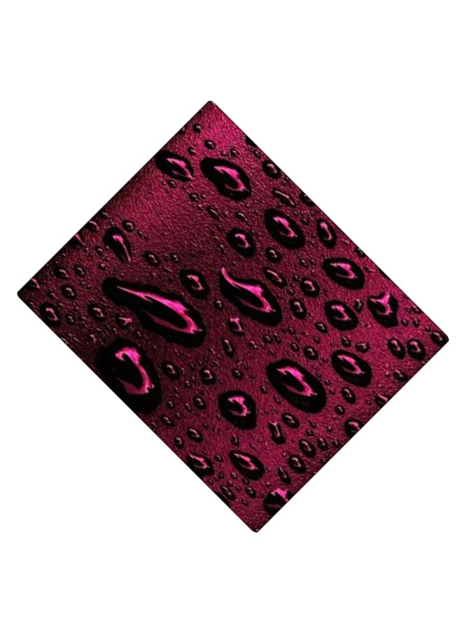 بي بي لوحة ماوس ألعاب بتصميم مضادة للانزلاق وبنمط مطبوع أسود/وردي - Image 2