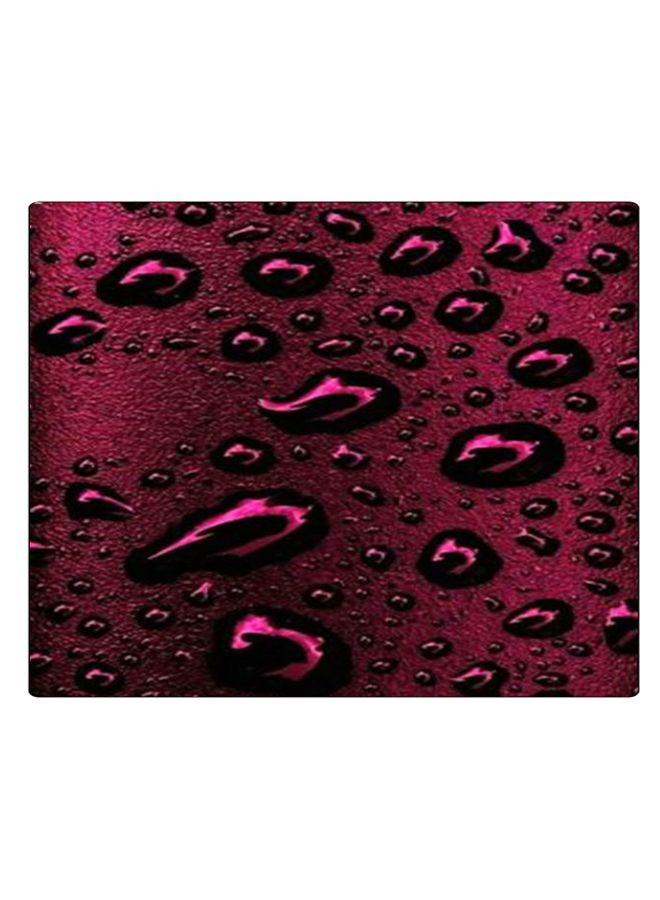 بي بي لوحة ماوس ألعاب بتصميم مضادة للانزلاق وبنمط مطبوع أسود/وردي - Image 1