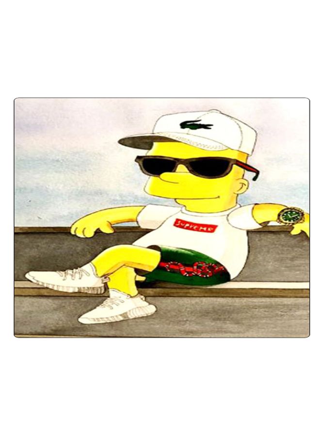 بي بي لوحة ماوس ألعاب بتصميم مضادة للانزلاق وبنمط مطبوع متعدد الألوان - Image 1