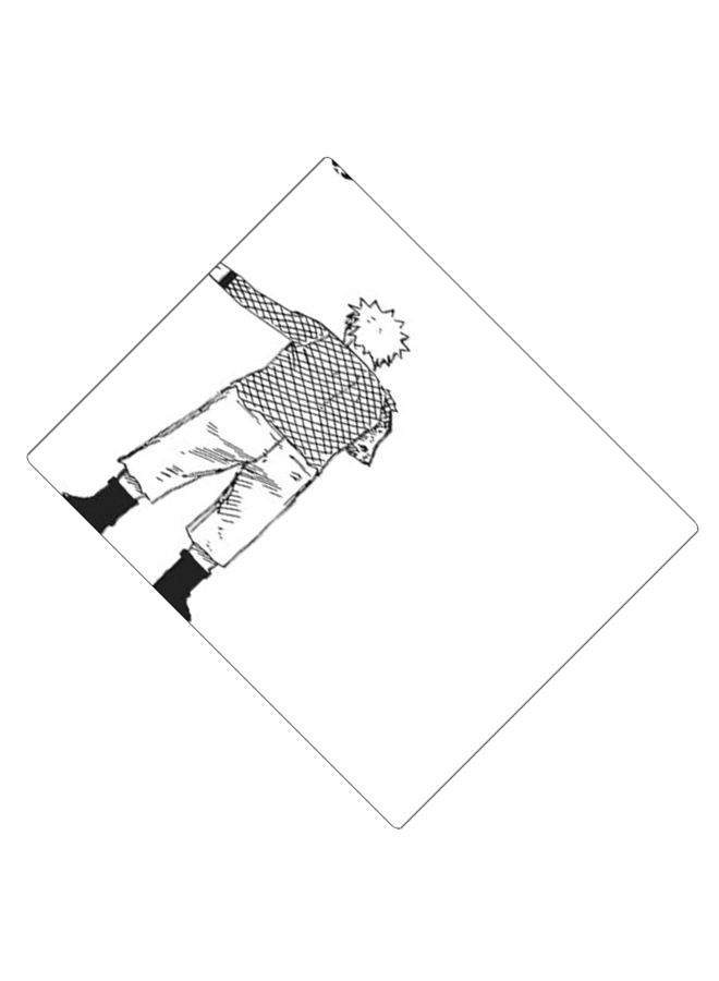 BP Printed Anti-Slip Gaming Mouse Pad Black/White - Image 2