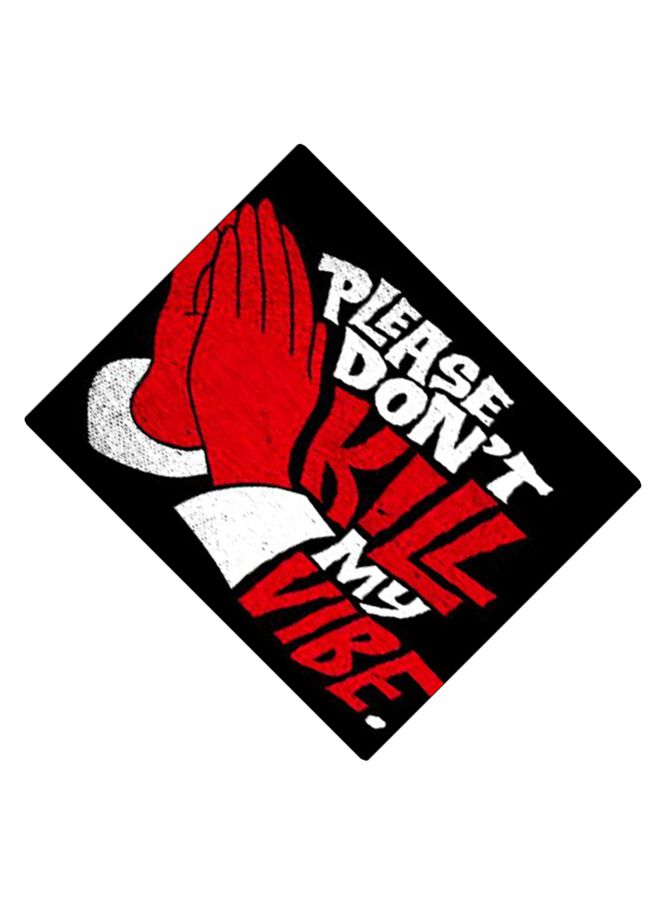 بي بي لوحة ماوس ألعاب بتصميم مضادة للانزلاق وبنمط مطبوع أسود/أحمر/أبيض - Image 2