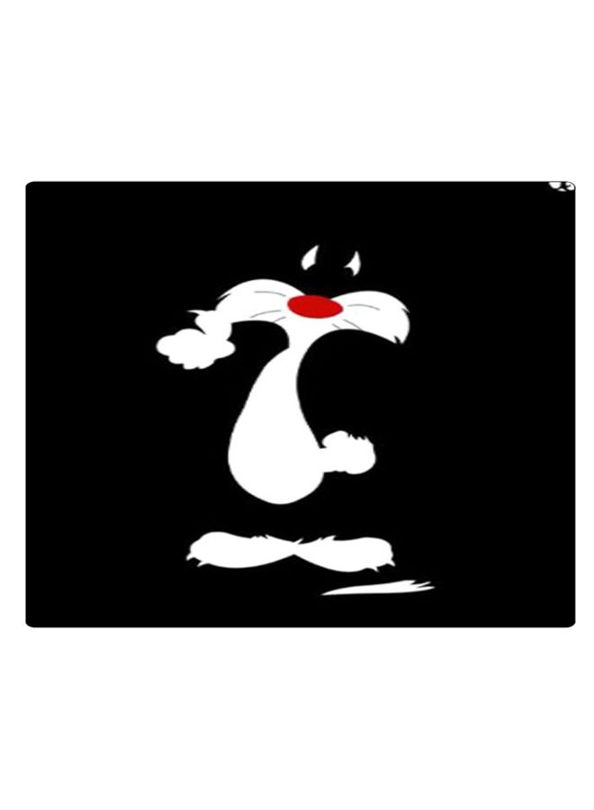BP Printed Anti-Slip Gaming Mouse Pad Black/White/Red - Image 1