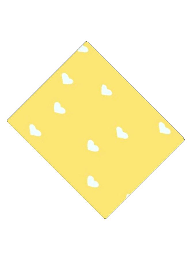 BP Printed Anti-Slip Gaming Mouse Pad Yellow/White - Image 2