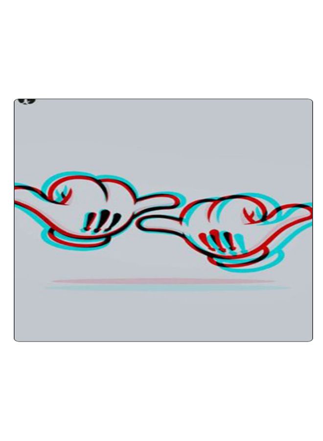 BP Printed Anti-Slip Gaming Mouse Pad Red/Blue/Grey - Image 1