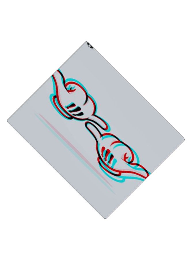 BP Printed Anti-Slip Gaming Mouse Pad Red/Blue/Grey - Image 2