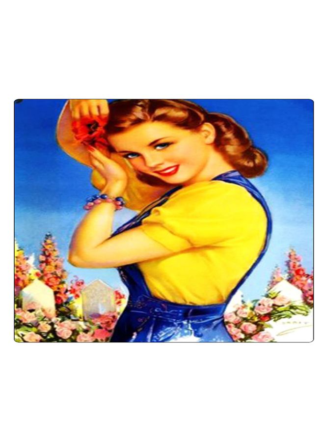 بي بي لوحة ماوس ألعاب بتصميم مضادة للانزلاق وبنمط مطبوع متعدد الألوان - Image 1