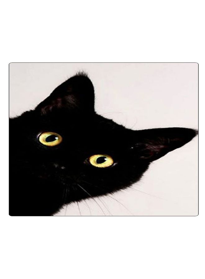 BP Printed Anti-Slip Gaming Mouse Pad Grey/Black/Yellow - Image 1