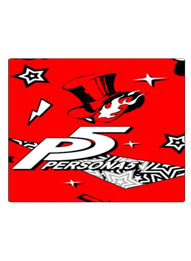 بي بي لوحة ماوس ألعاب بتصميم مضادة للانزلاق وبنمط مطبوع أحمر / أسود / أبيض - Image 1