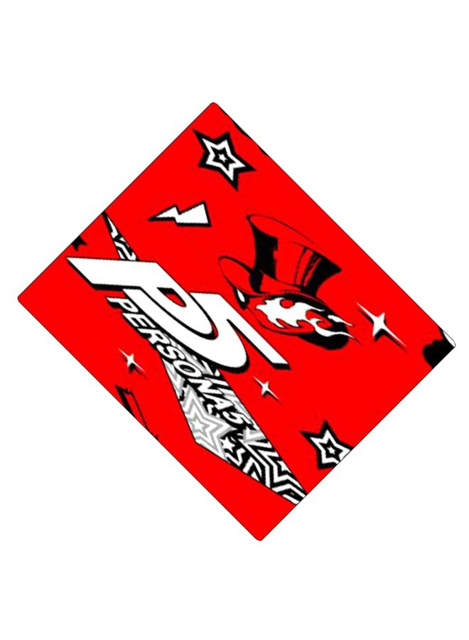 بي بي لوحة ماوس ألعاب بتصميم مضادة للانزلاق وبنمط مطبوع أحمر / أسود / أبيض - Image 2